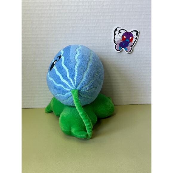 Plants Vs Zombies PVZ Ice Watermelon Melon Plush Stuffed Animal Toy Doll - Picture 8 of 12
